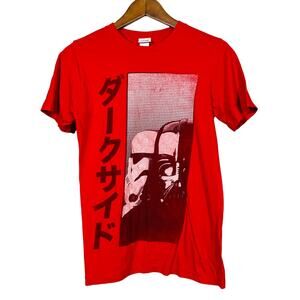 Vintage Star Wars Graphic Tee Lucasfilm Merch Red Short Sleeve - S